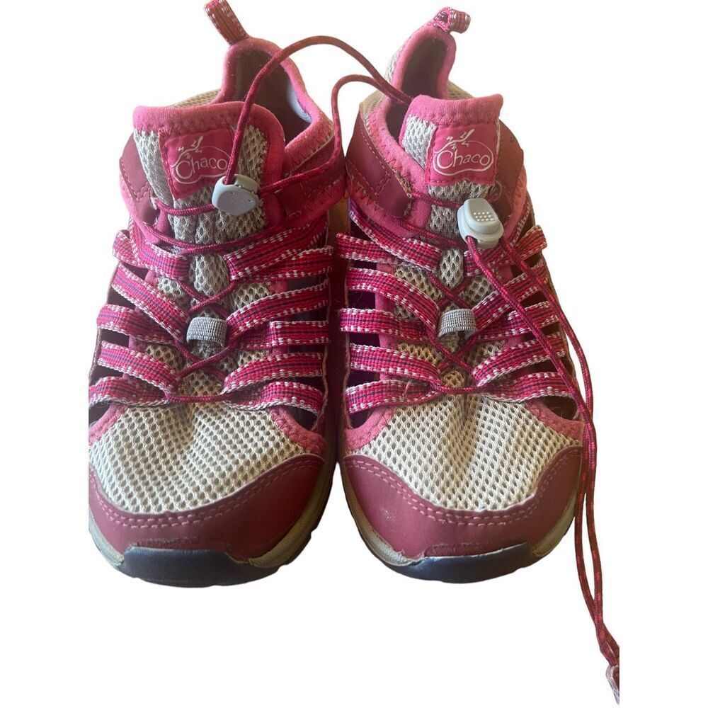 Chaco Girls Pink Outcross 2 Mesh Low Top Round Toe Water Sport Sandal Size 5